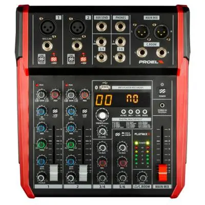 Proel Playmix6 Analog Compact Mixer